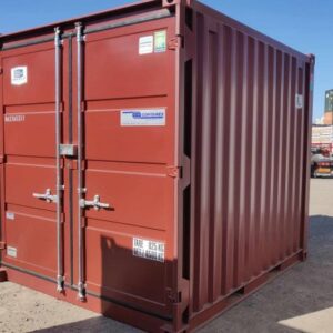 Contenedor marítimo 10 pies rojo usado